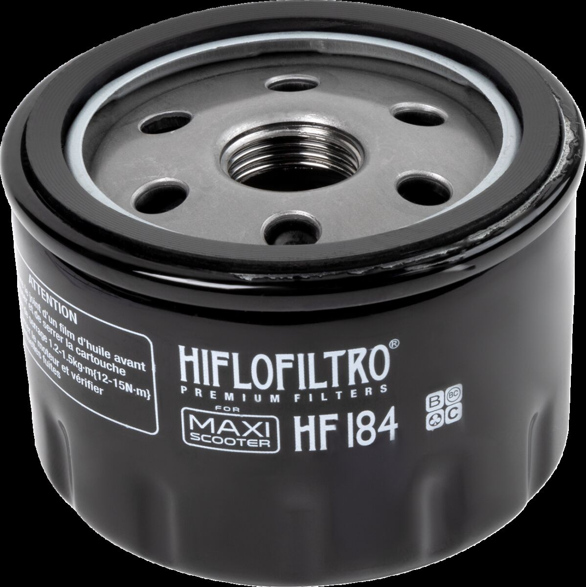 OIL FILTER SPIN-ON PAPER GLOSSY BLACK