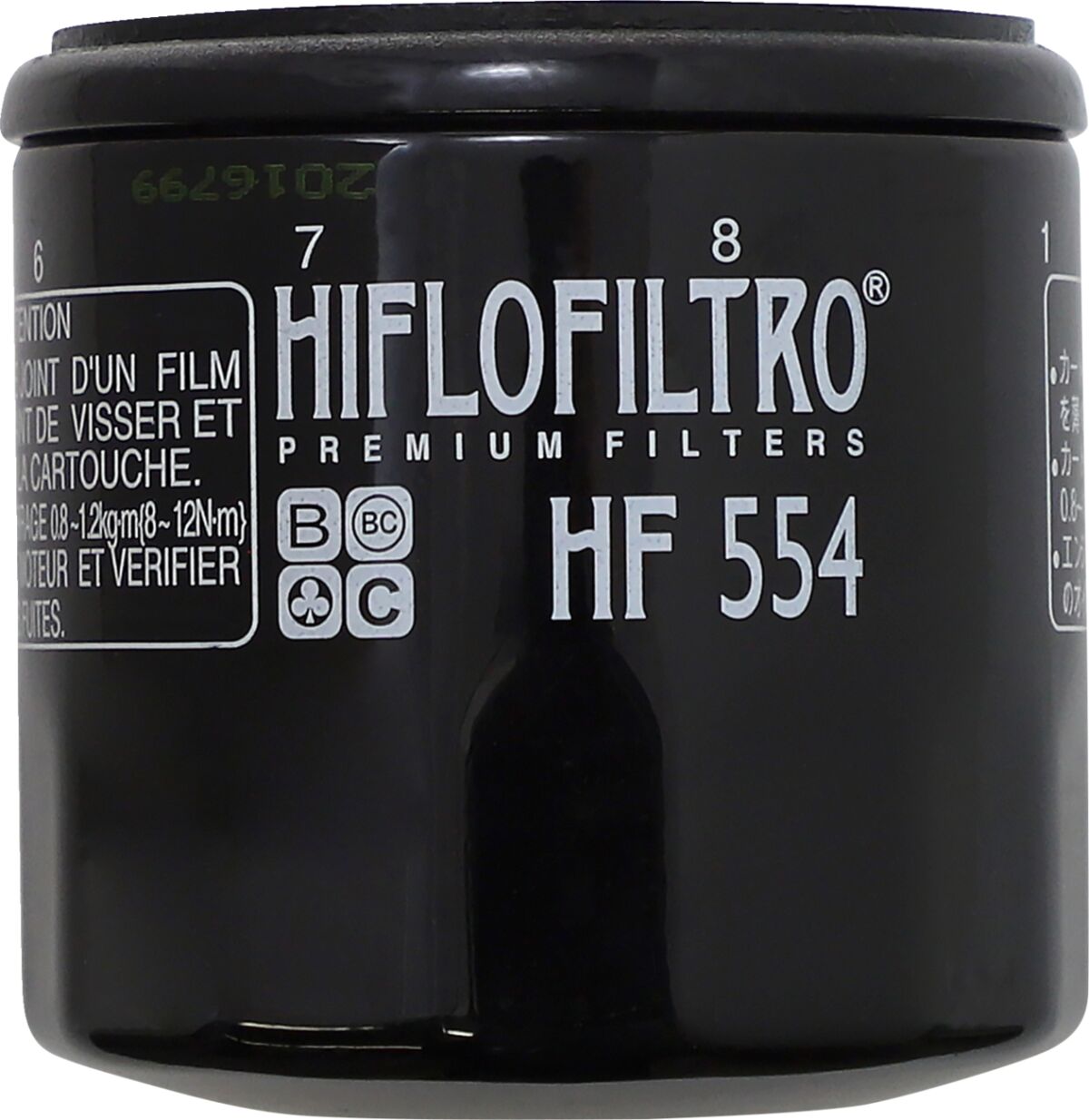 OIL FILTER SPIN-ON PAPER GLOSSY BLACK