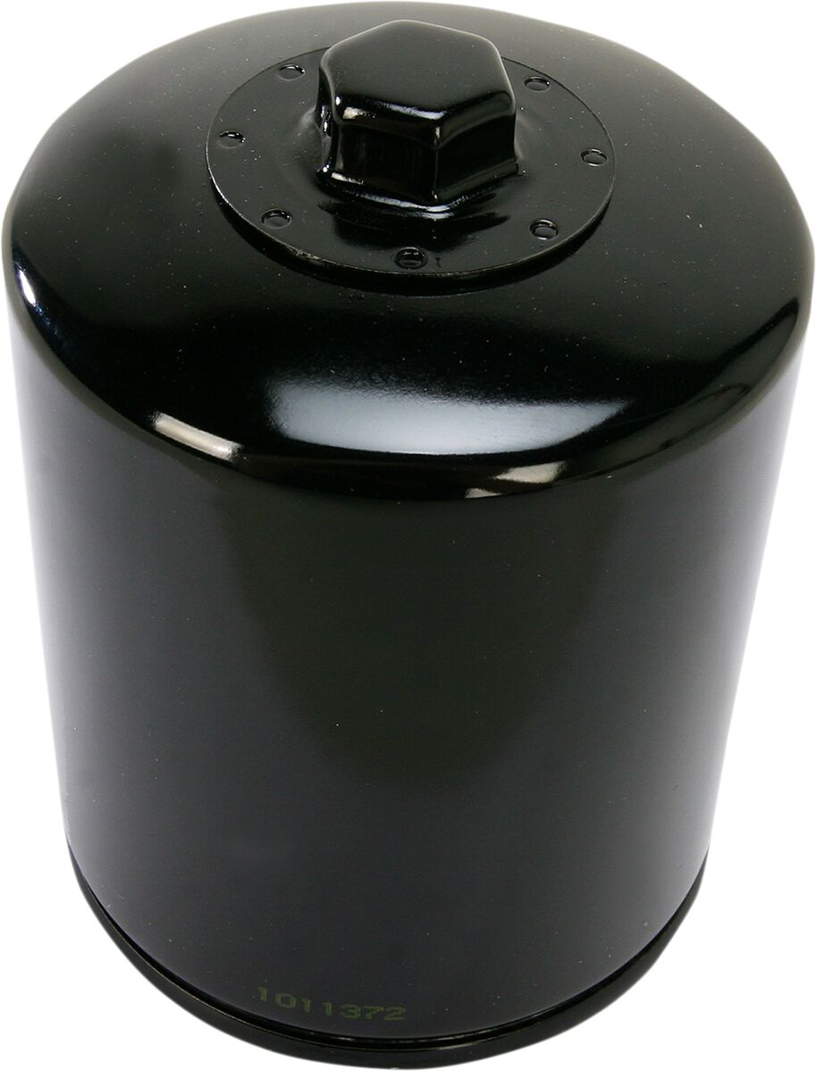 OIL FILTER SPIN-ON RACING WITH NUT PAPER GLOSSY BLACK