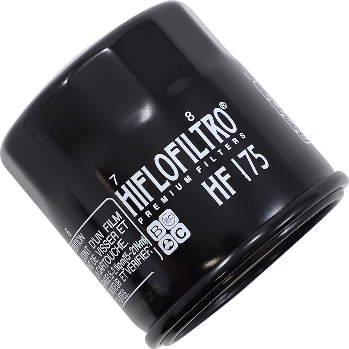 OIL FILTER SPIN-ON PAPER GLOSSY BLACK