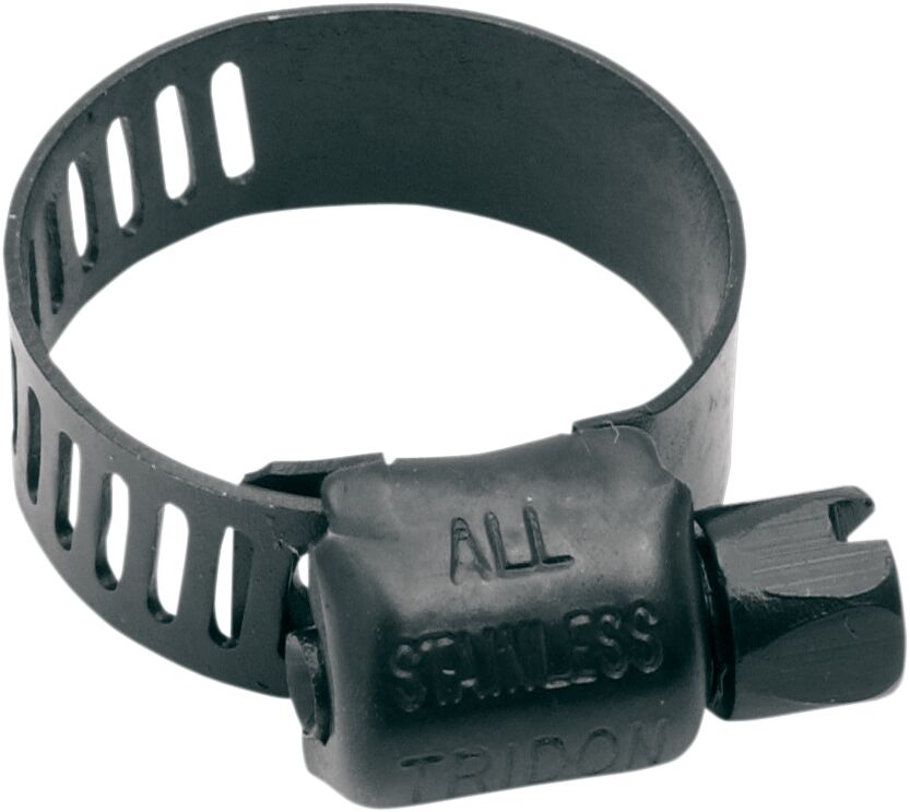 HOSE CLAMPS UNIVERSAL BLACK FOR 3/8" HOSE 10PK