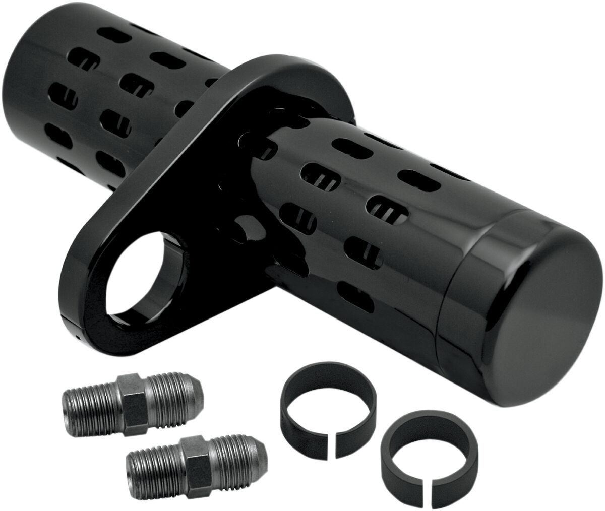OILCOOLER BLACK 1-1.25"