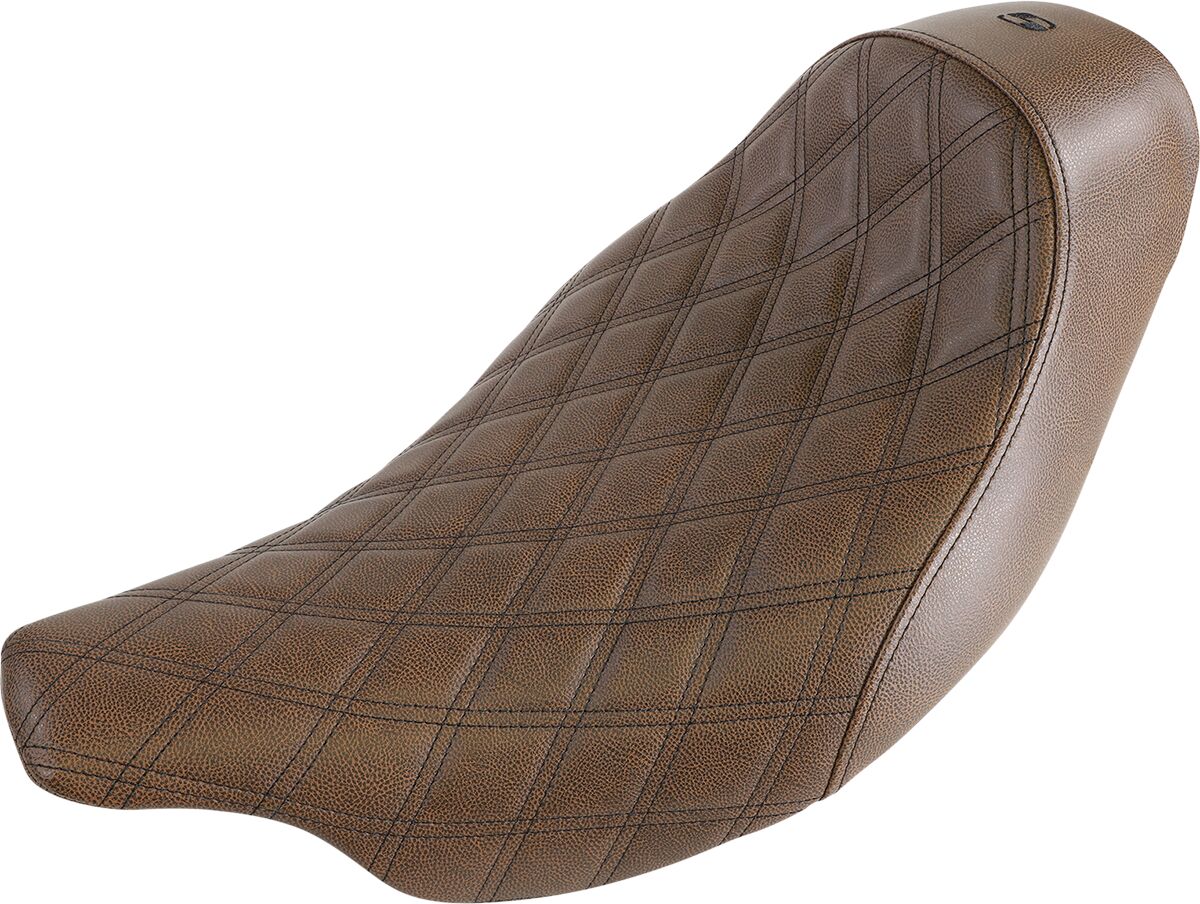 SOLO SEAT RENEGADE™ LS FRONT VINYL|SADDLEGEL™ PLAIN BROWN