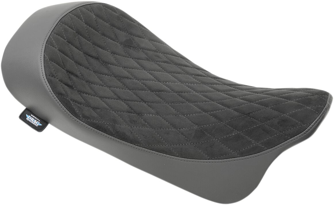 SEAT SOLO FORWARD SUEDE DIAMOND STYLE BLACK