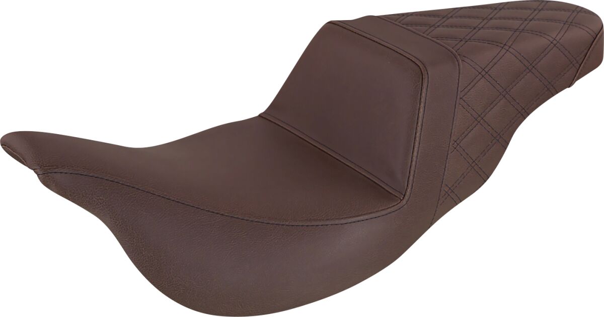2-UP SEAT STEP UP LS FRONT|REAR SADDLEHYDE™|SADDLEGEL™ BROWN