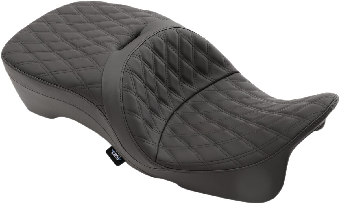 SEAT LARGE TOURING DOUBLE DIAMOND STITCH THAT ACCEPT FRAME MOUNTED BACKRESTS