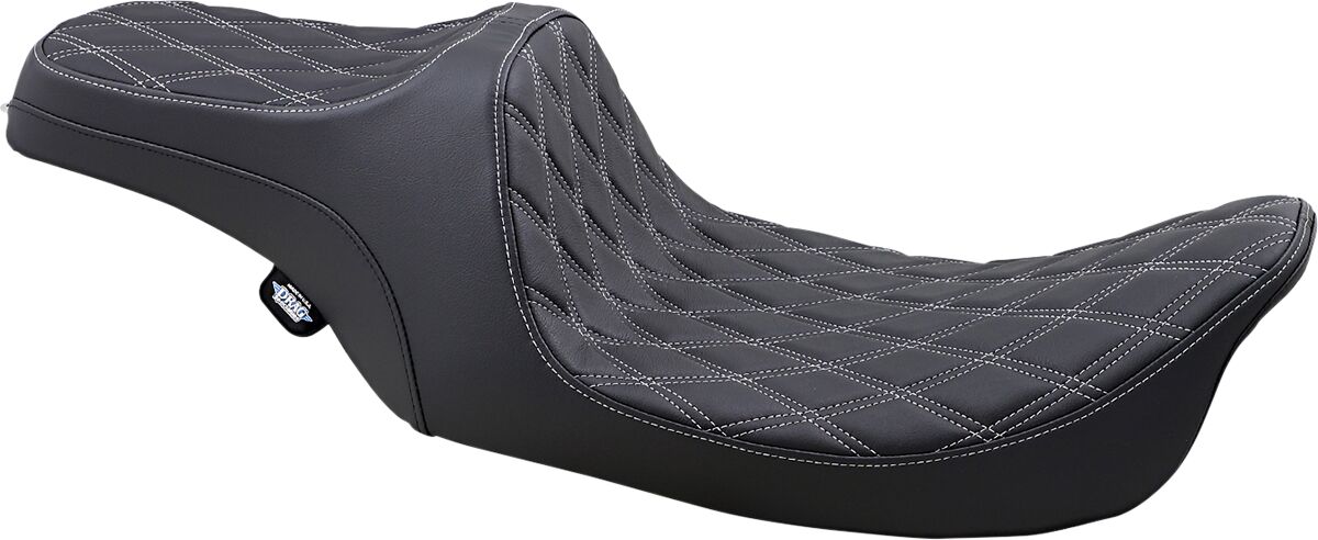 SEATS PREDATOR III DOUBLE DIAMOND VINYL BLACK/SILVER