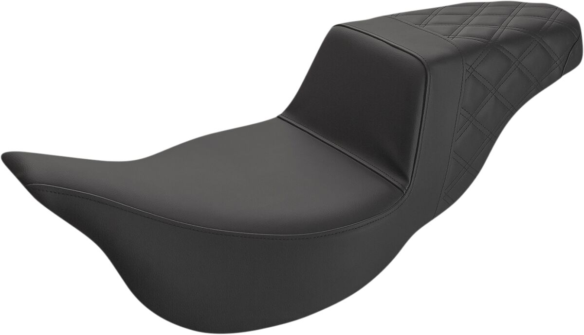 Step Up Seat - Rear Lattice Stitched - FLH