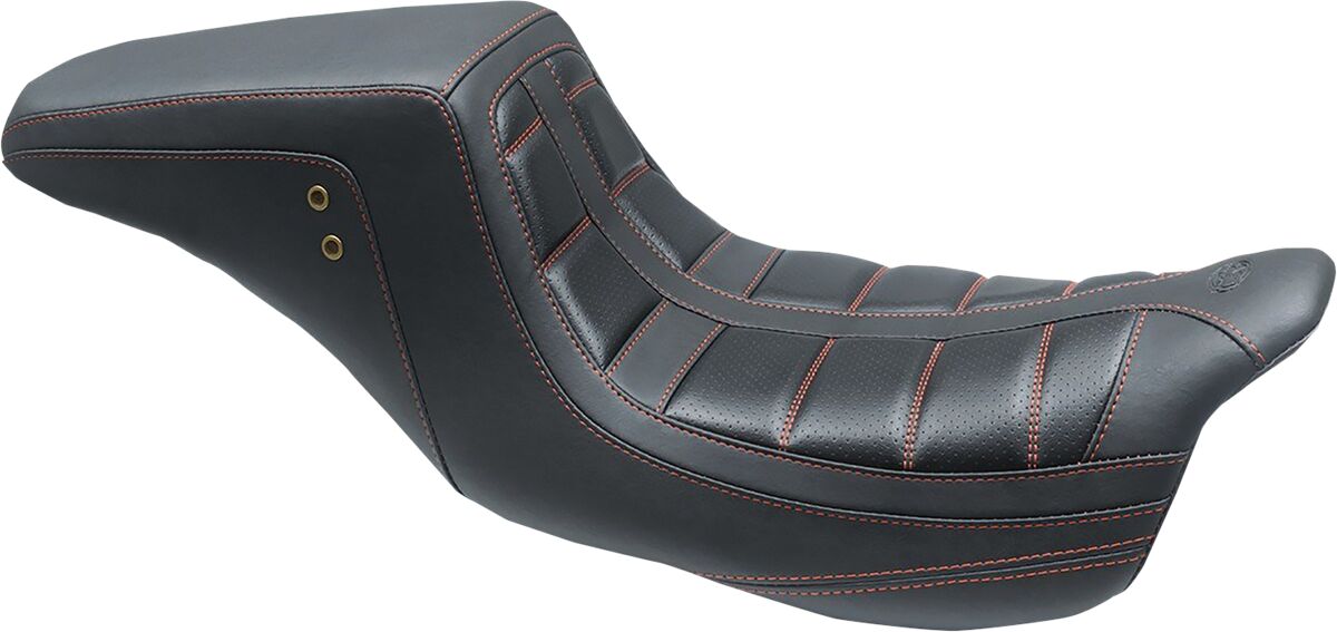 SEAT SQRBCK T&R BLK W/RED