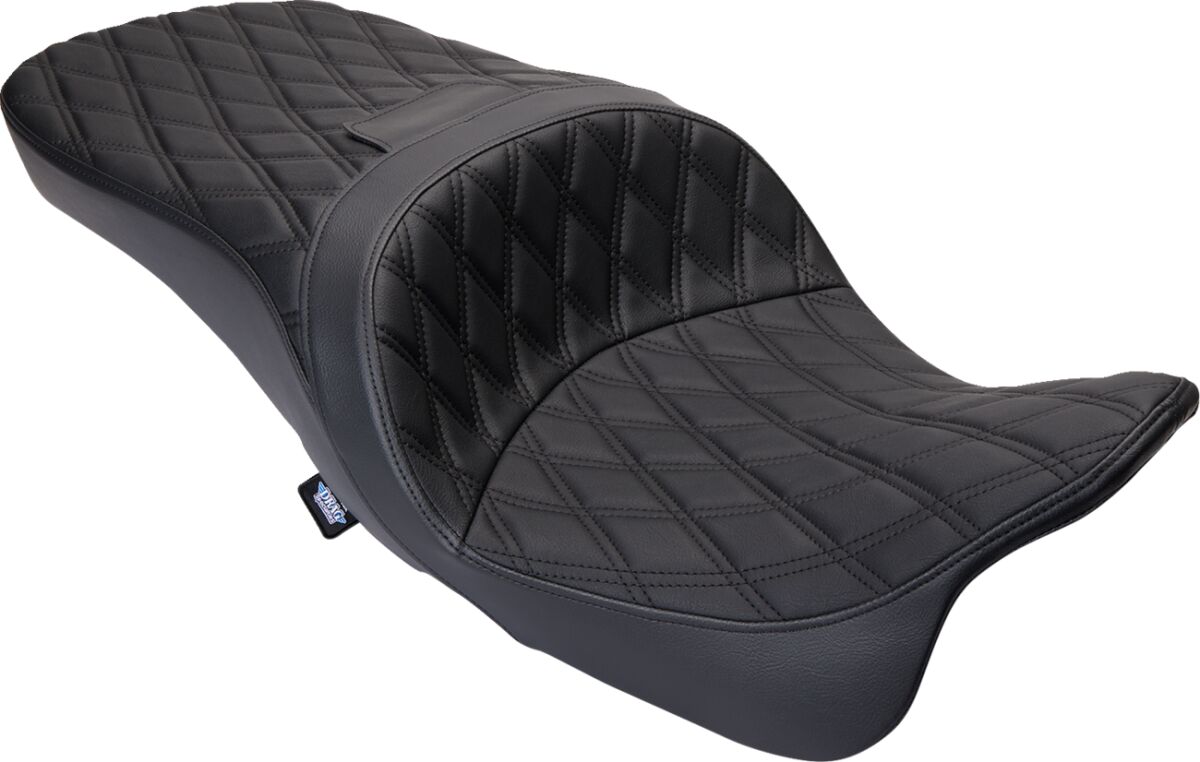 Seat Freedom Vinyl Double Diamond Black Stitch FLH 2009-2023