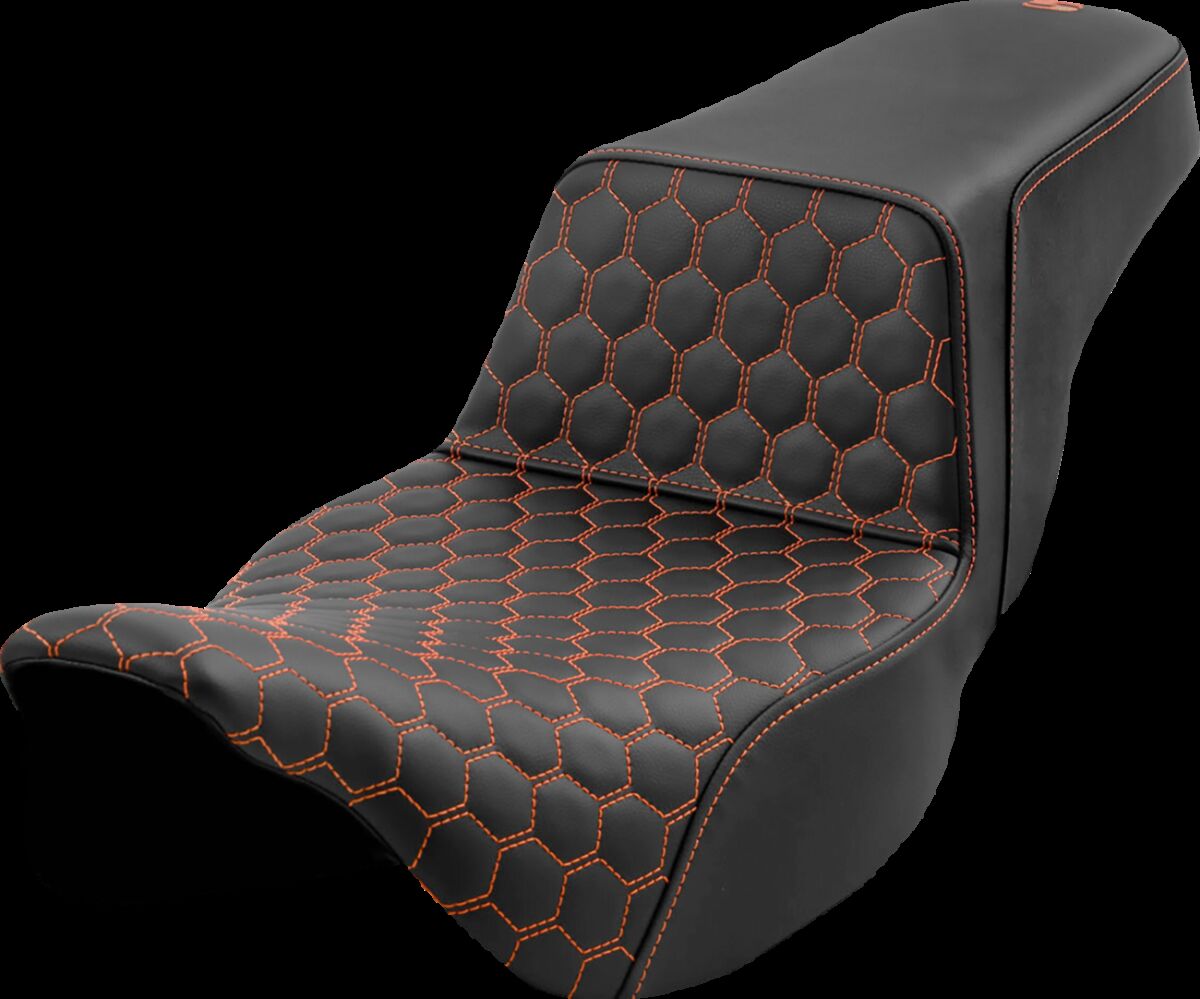 Step-Up Seat - Extended Reach - Orange Stitch
