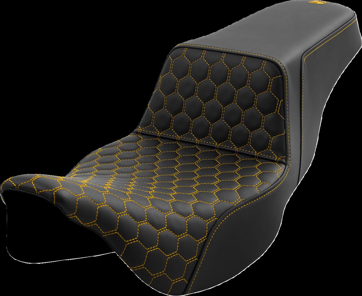 Step-Up Seat - Extended Reach - Gold Stitch