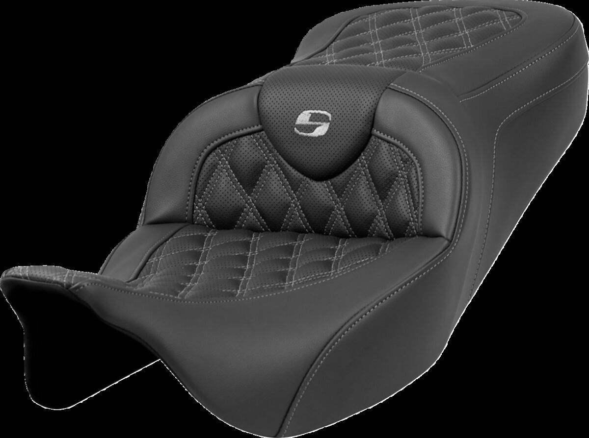 Roadsofa™ Seat - Lattice Stitch - Gray Stitch