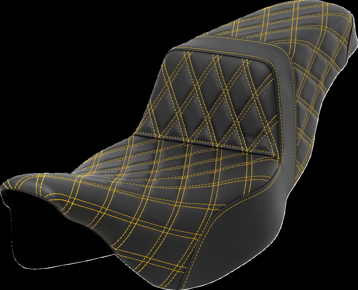 Step-Up Seat - Lattice Stitch - Gold Stitch - Extended Reach