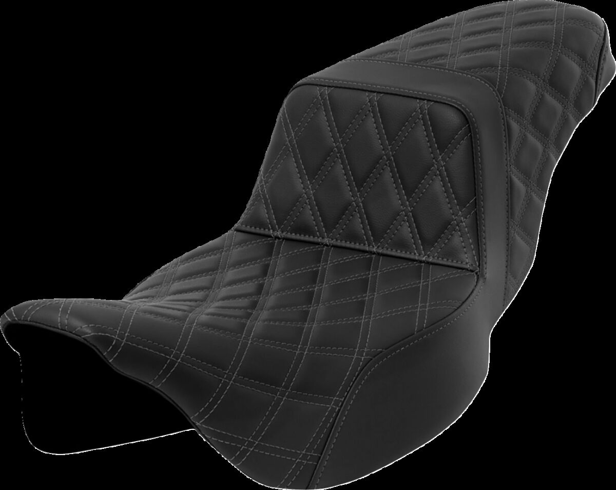 Step-Up Seat - Lattice Stitch - Gray Stitch - Extended Reach