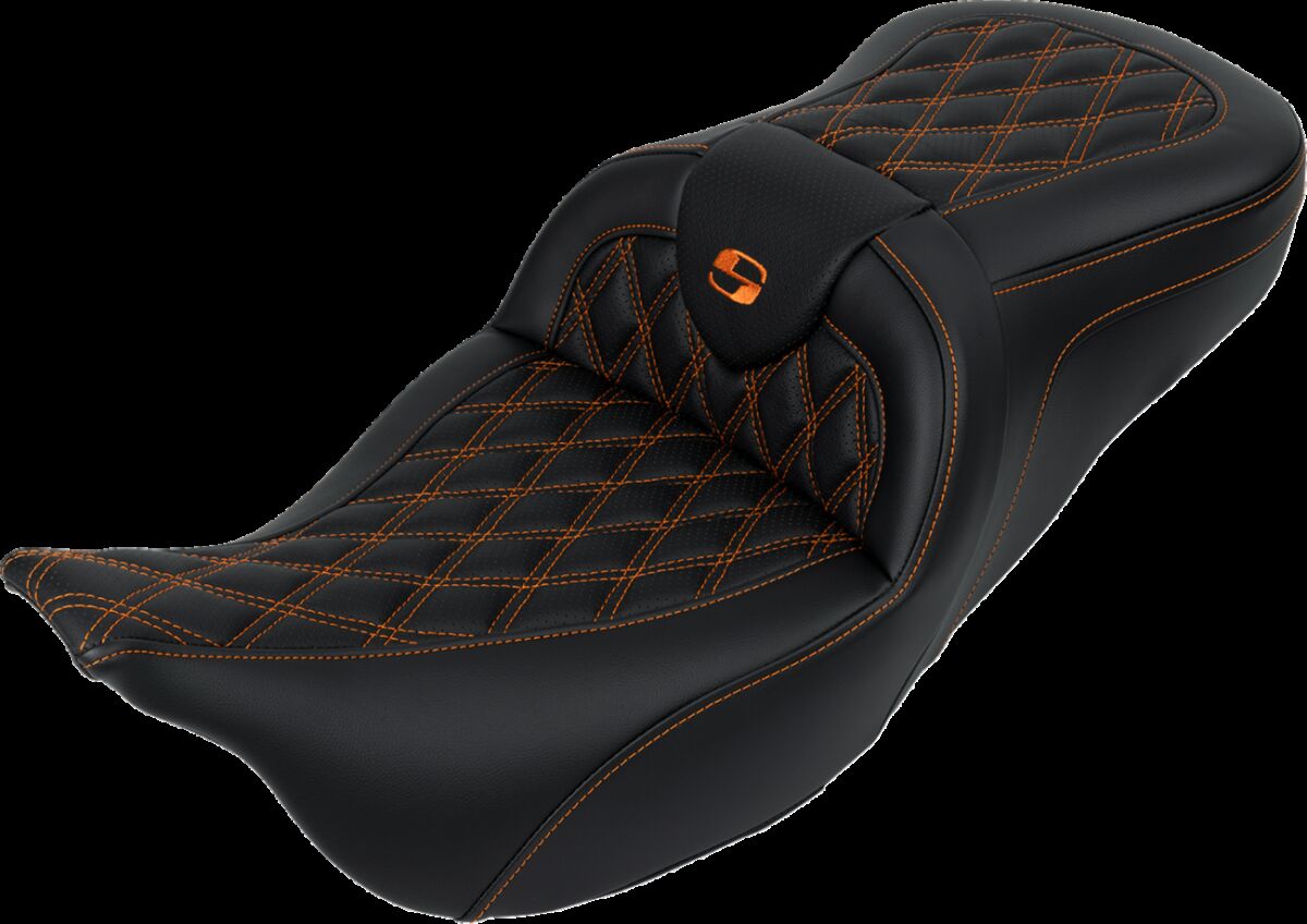 SEAT ROADSOFA LS W/BR ORANGE STITCH