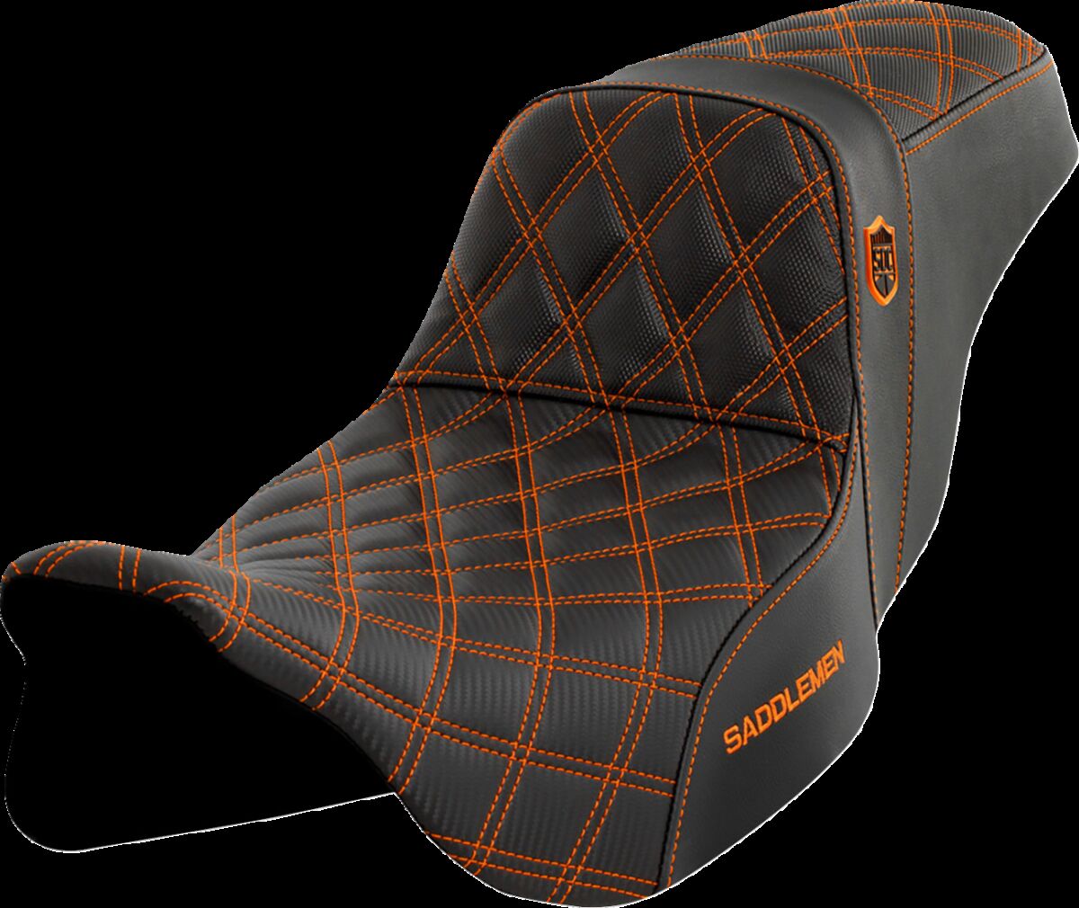 Pro Series SDC Performance Seat - without Backrest - Orange Stitch