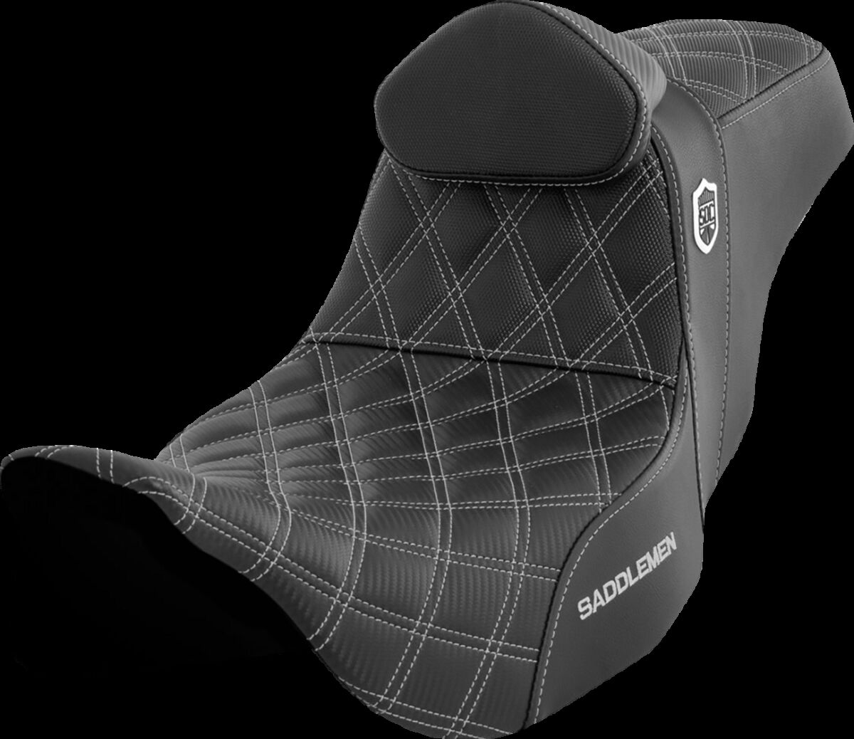 Pro Series SDC Performance Seat - with Backrest - Silver Stitch