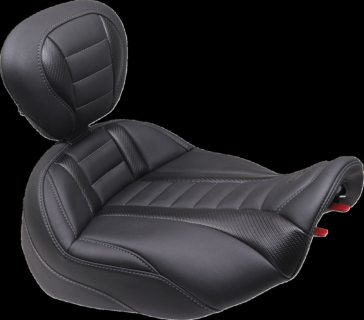 SEAT DELUXE TOURING SOLO W/ DBR GUN METAL THREAD