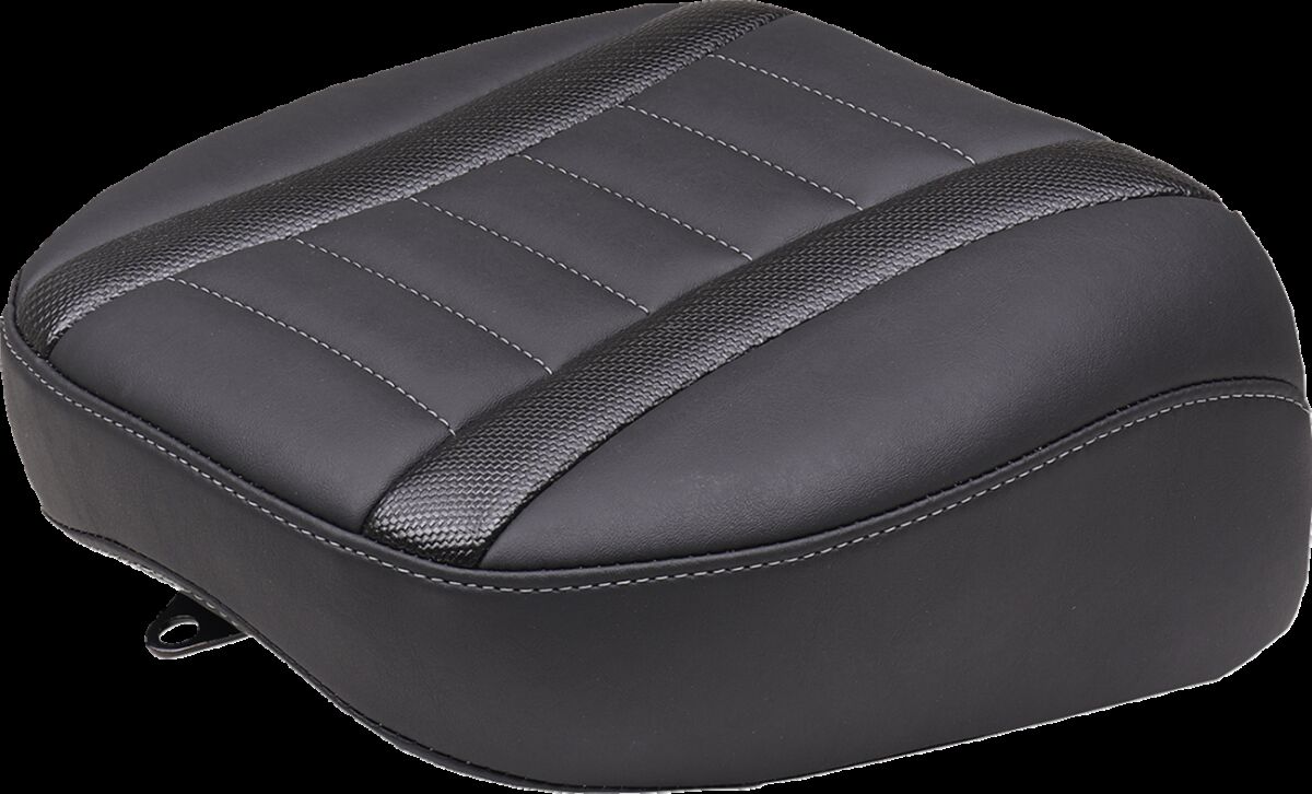 SEAT REAR DELUXE TOURING GUN METAL THREAD