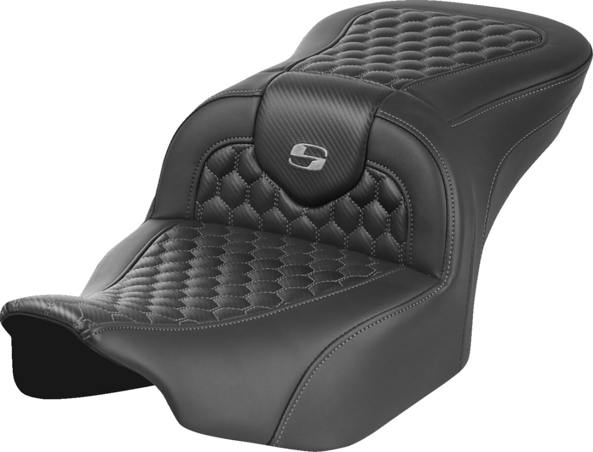 RoadSofa™ Seat - without Backrest - Honeycomb - Gray Stitch