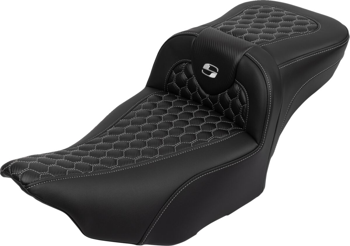 RoadSofa™ Seat - with Backrest - Silver Stitch - Extended