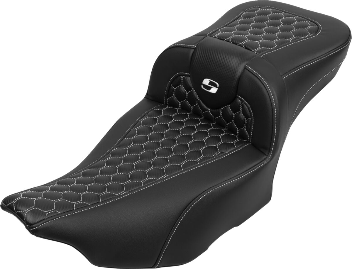 RoadSofa™ Seat - with Backrest - White Stitch - Extended