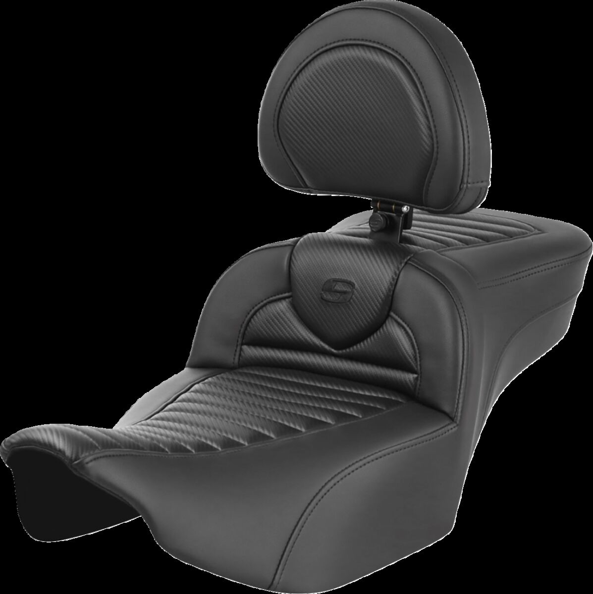 RoadSofa™ Seat - with Backrest - Carbon Fiber - Extended