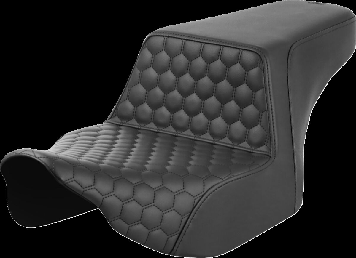 Step-Up Seat - Front Honeycomb - Black Stitching