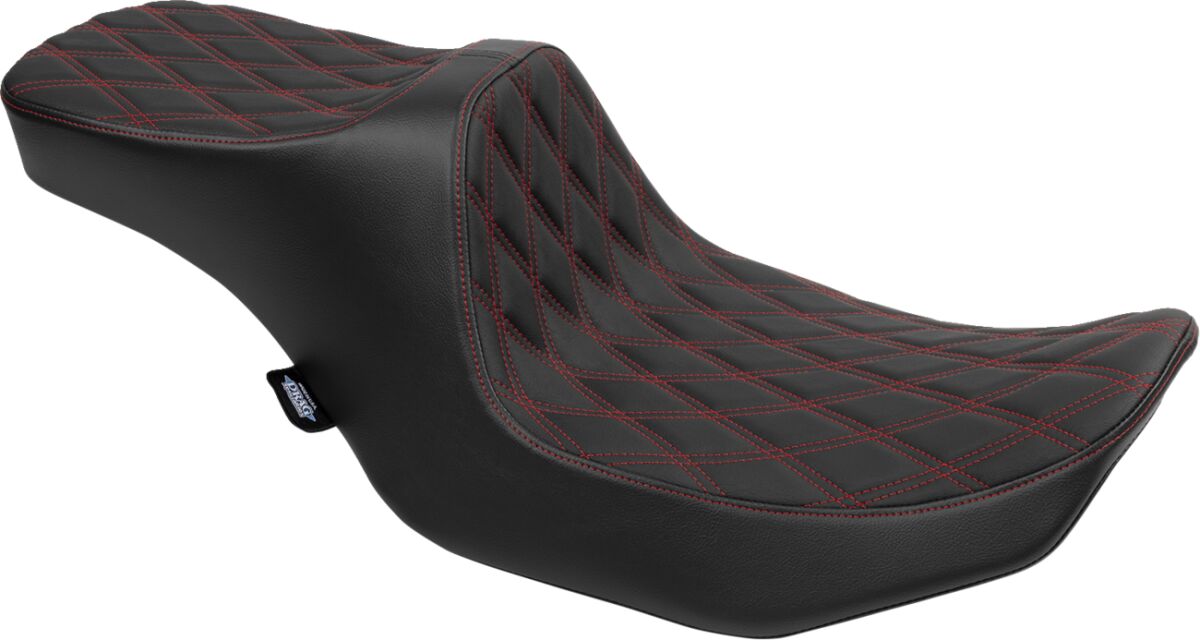 Predator II Seat - Double Diamond - Red Stitching - FLT/FLH '23-'24
