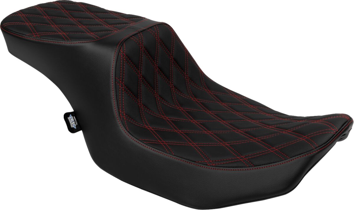 Seat Peformance Predator 2-up Double Diamond Red Vinyl