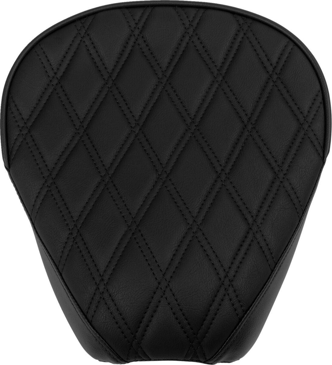 Rear Solo Seat - Wide - Double Diamond - Black Stitch - FL '97-'23