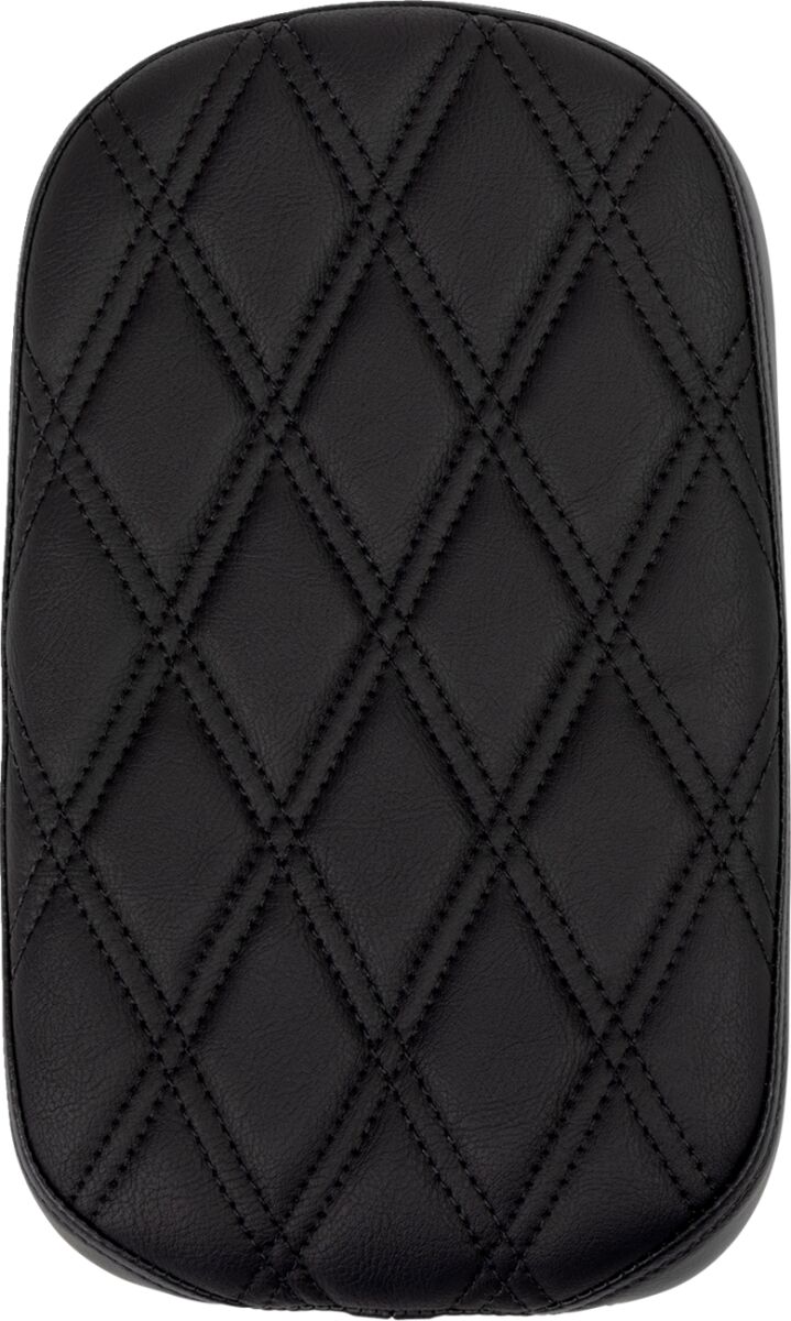 Rear Solo Seat - Wide - Double Diamond - Black Stitch