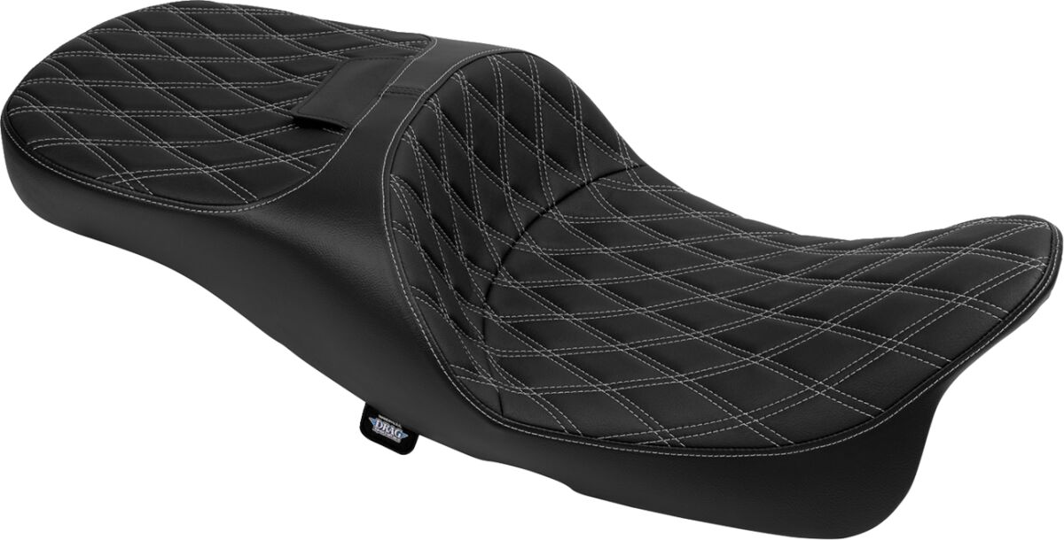 Seat Freedom Extended Reach DD Stitch Silver Vinyl Touring