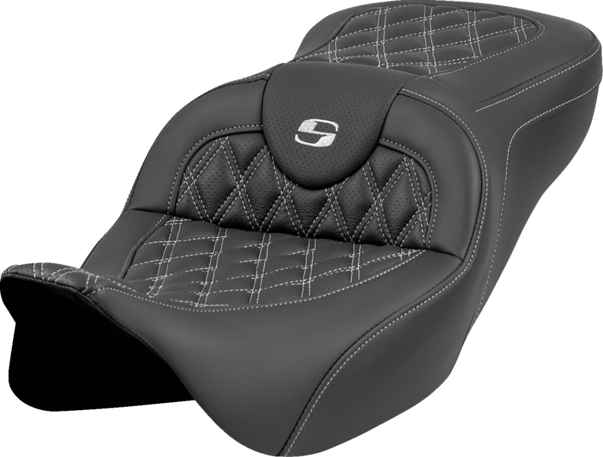 Roadsofa™ Seat - Lattice Stitch - Silver Stitch - w/o Backrest