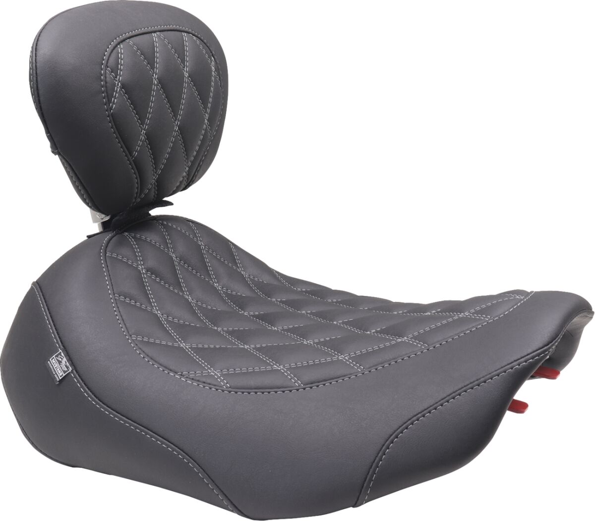 Wide Tripper™ Seat - Solo - Dark Brown/Gun Metal Stitching
