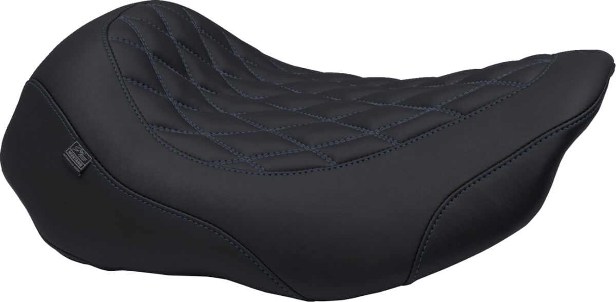 Wide Tripper™ Seat - Solo - Sky Blue Stitching