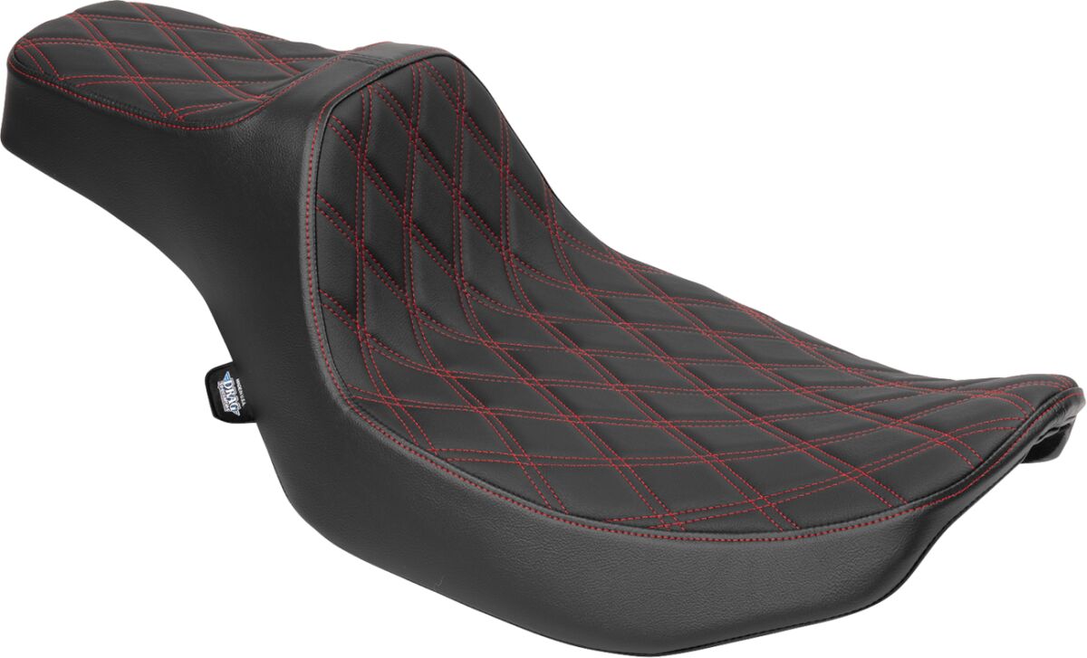 Seat Predator III Ext Reach Vinyl Red DD Stch Touring CVO