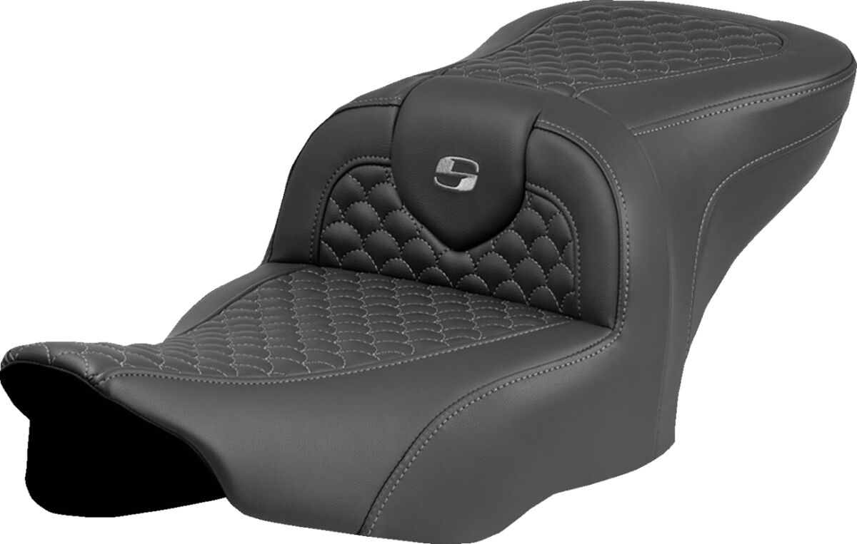 Roadsofa™ Seat - Dragon Scale Stitch - Dark Gray Stitch - w/o Backrest