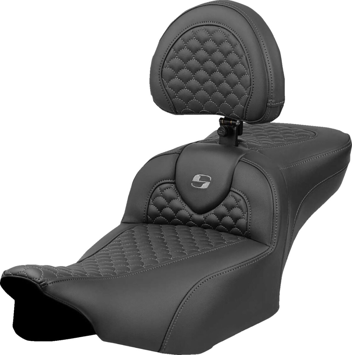 SEAT ROADSOFA DRAGON DK GRY STITCH W/DRIVER BR EXT RCH