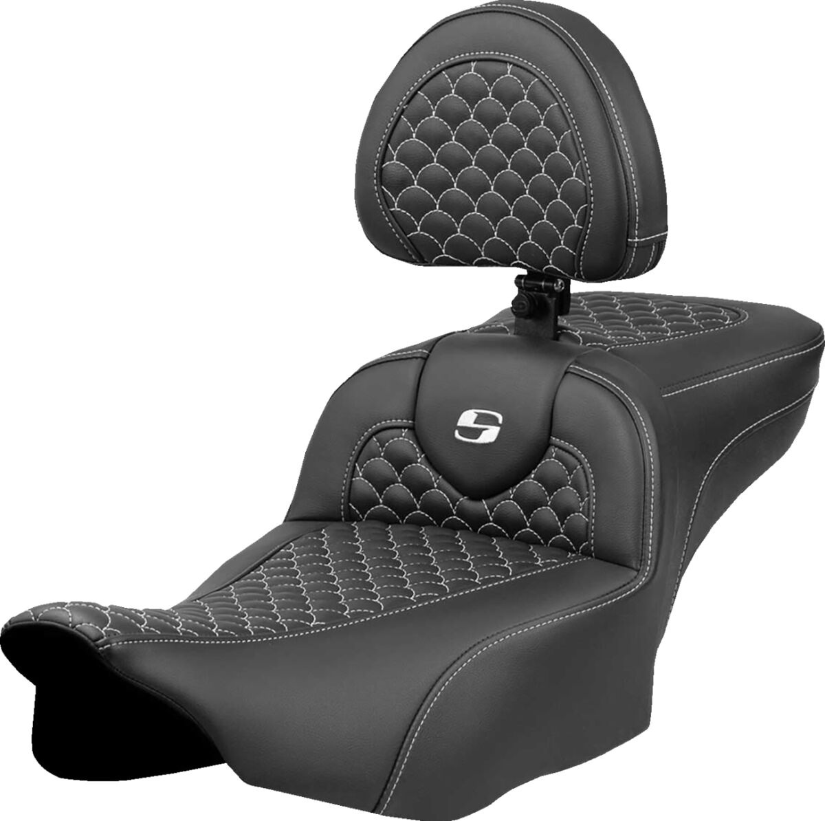 SEAT ROADSOFA DRAGON WHITE STITCH W/DR BR EXT RCH