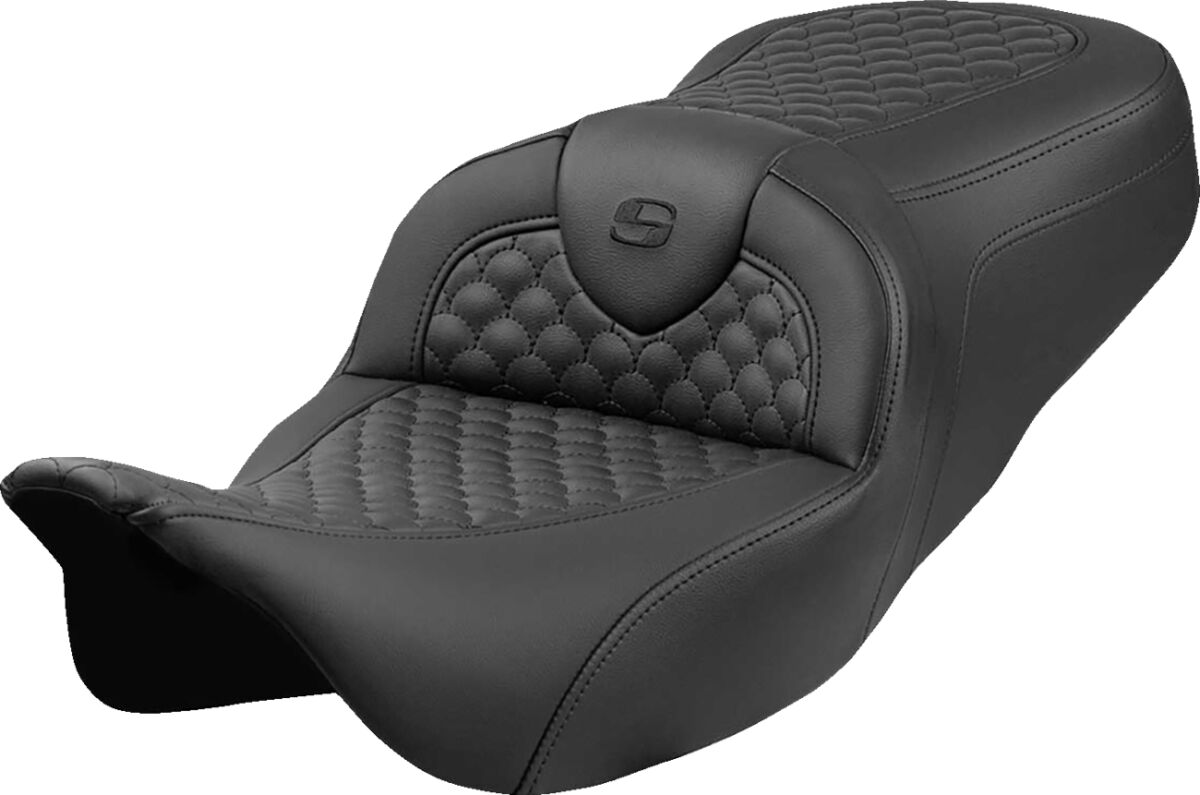 Roadsofa™ Seat - Dragon Scale Stitch - Black Stitch - w/o Backrest