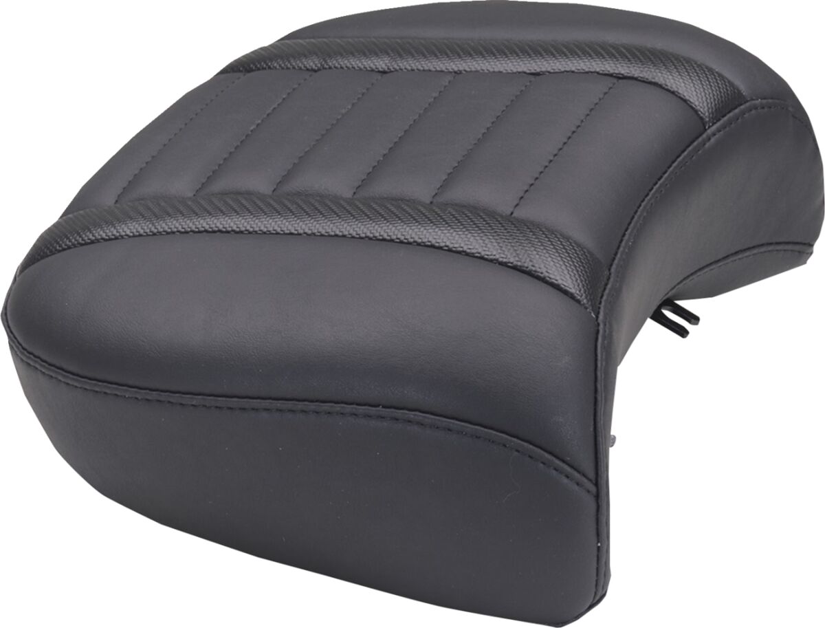 SEAT REAR DLX TOURING BLACK THREAD