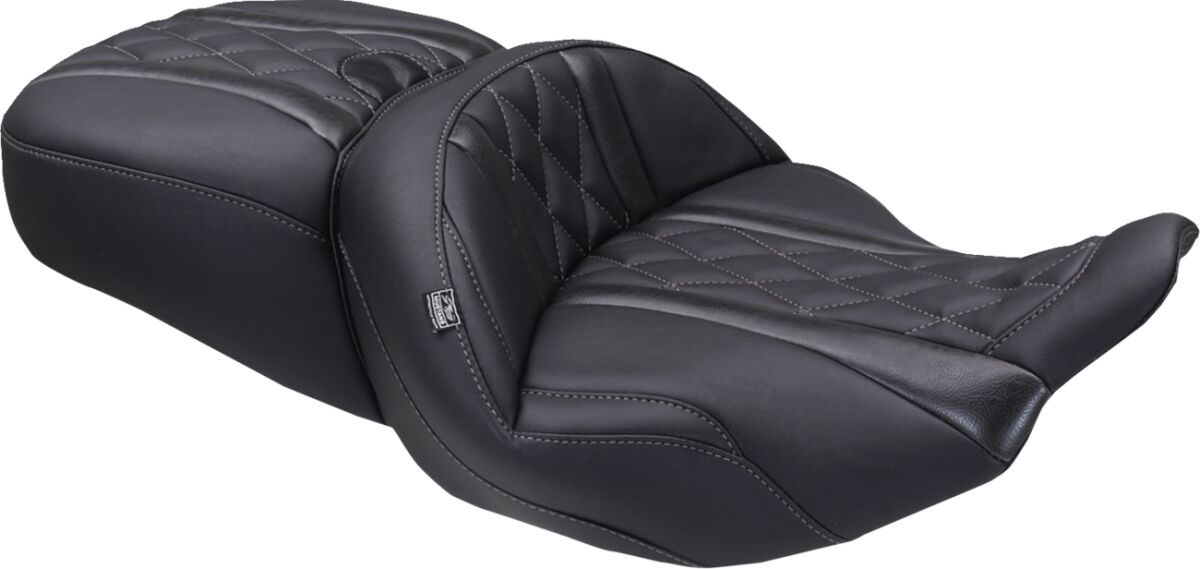 SEAT SUPER TOURING DLX ONE PIECE GUN METAL GRAY THREAD