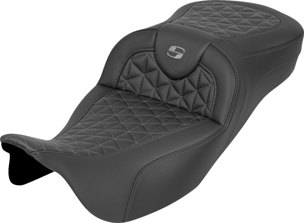 RoadSofa™ Tri Gripper Seat - Extended Reach - Gray Stitch - w/o Backrest