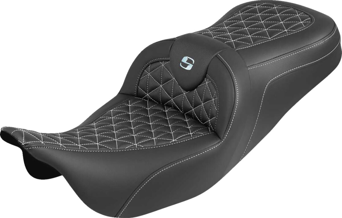 RoadSofa™ Tri Gripper Seat - Standard Reach - Silver Stitch - w/o Backrest