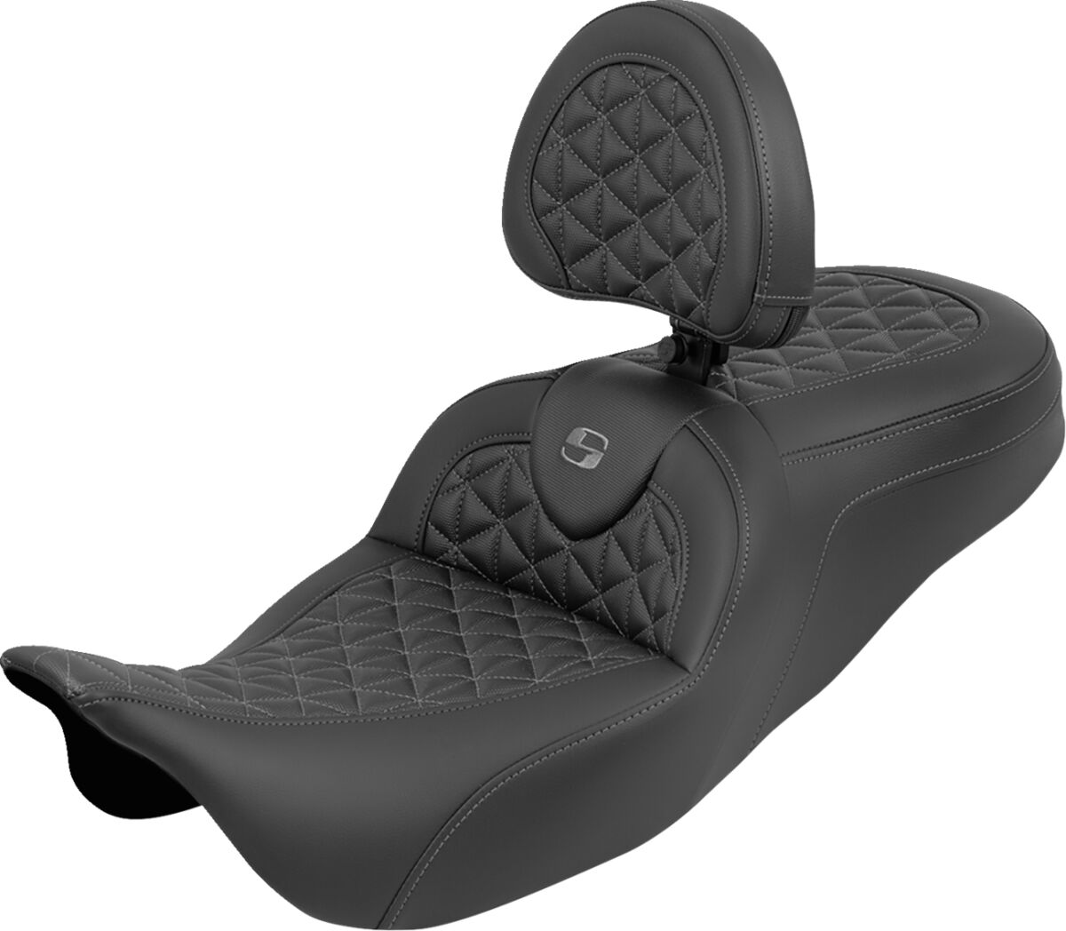 RoadSofa™ Tri Gripper Seat - Standard Reach - Gray Stitch - w/o Backrest