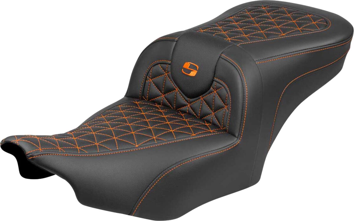 Roadsofa™ Seat - without Backrest - Orange Stitch