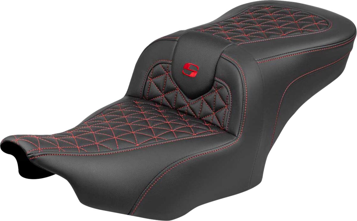Roadsofa™ Seat - without Backrest - Red Stitch