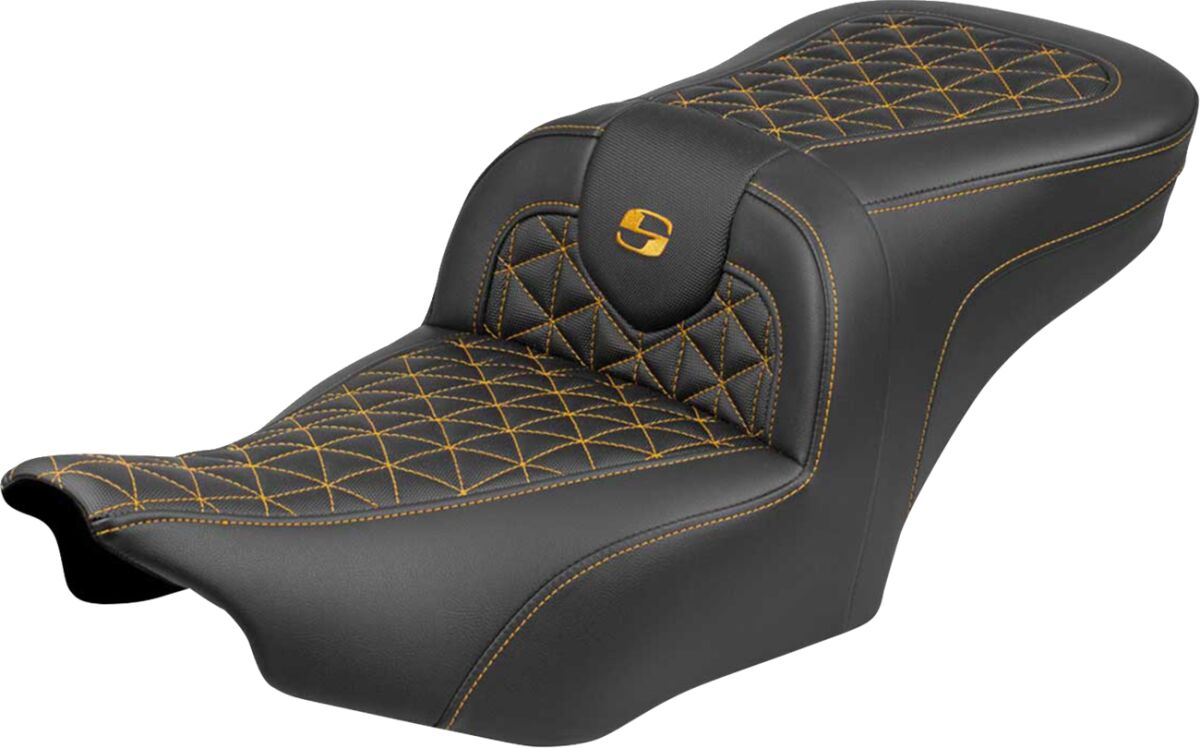 Roadsofa™ Seat - without Backrest - Gold Stitch